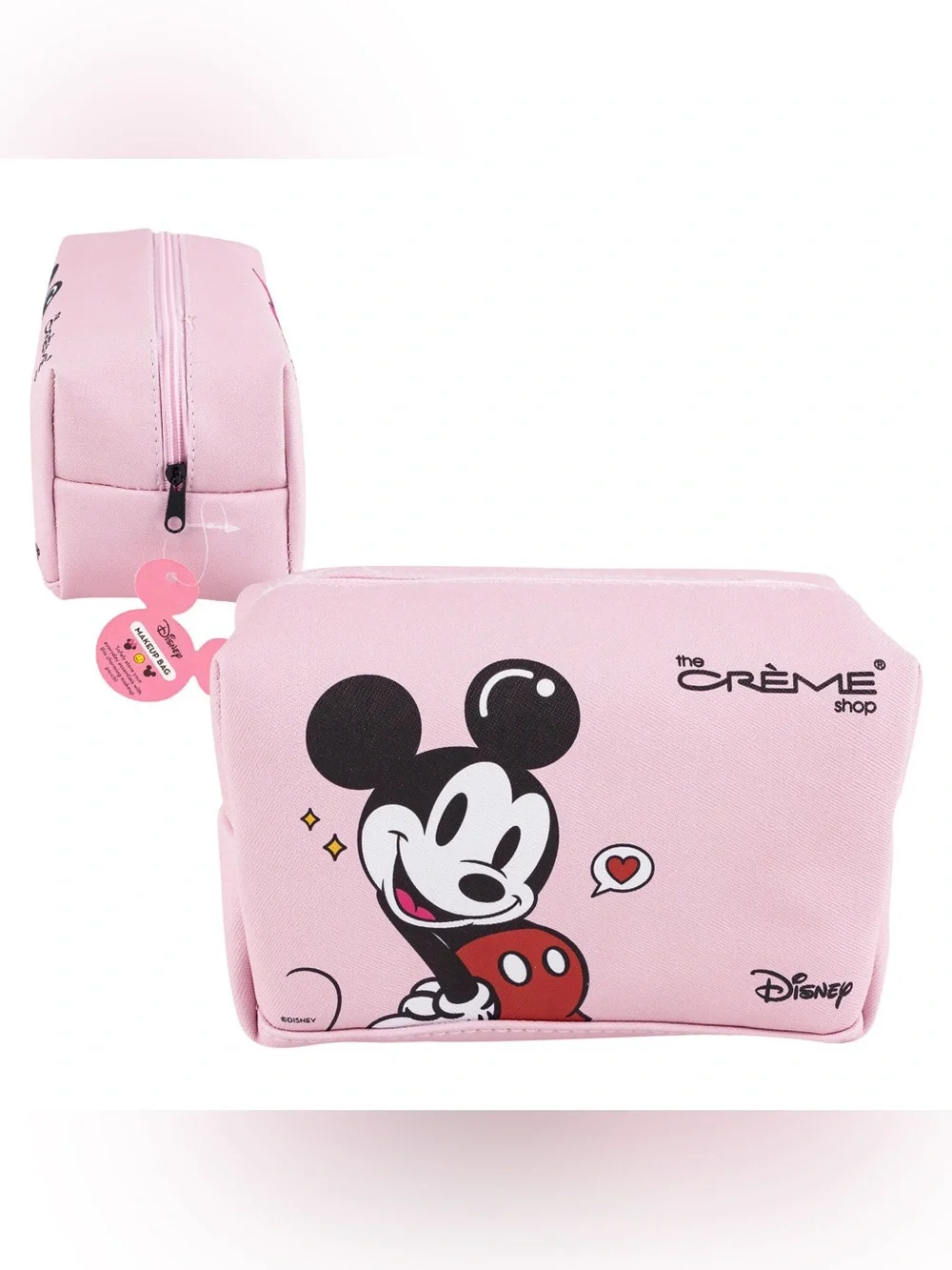 The Crème Shop x Disney Pink Mickey Cosmetic Bag NWT